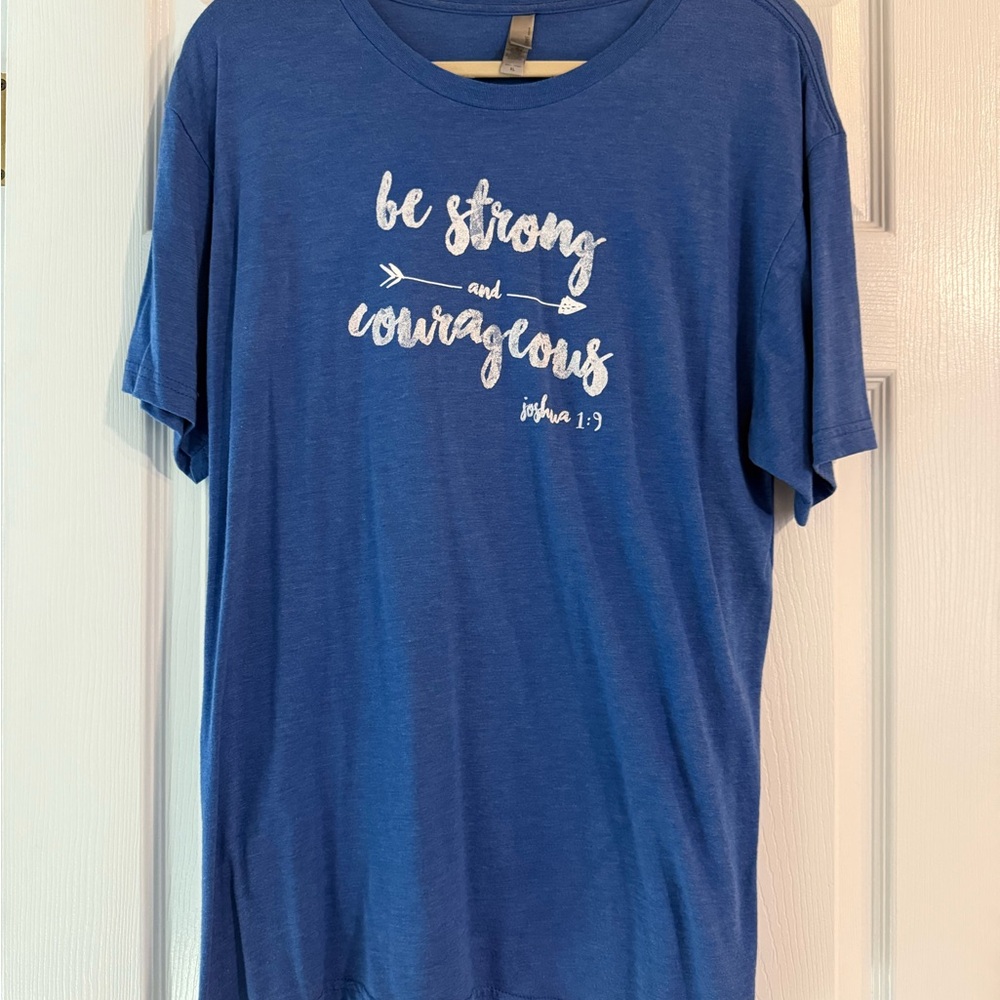Next Level Apparel Blue Short Sleeve Tee never worn